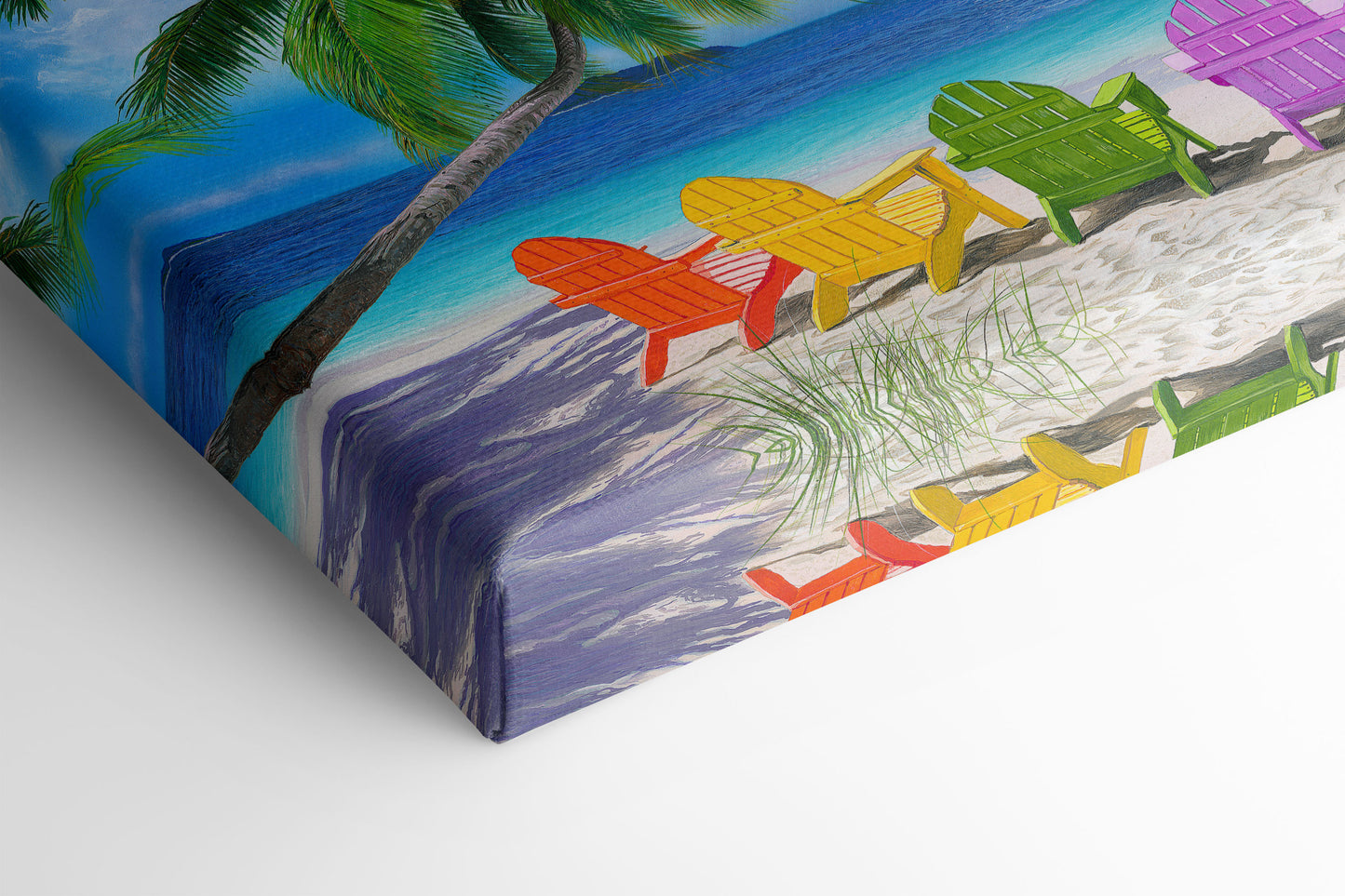 Paradise Awaits – Beach Chairs Wall Art