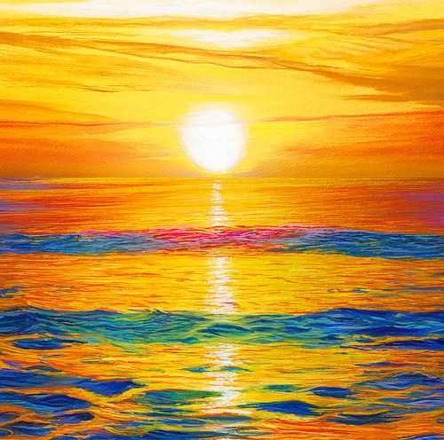 Dolphin Sunset – Dolphin Wall Art
