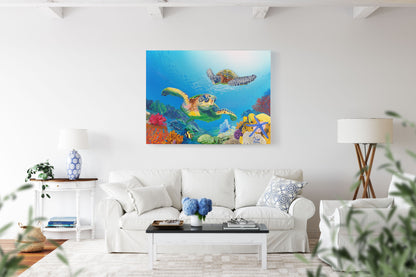 Turtle Reef – Sea Turtle Wall Art