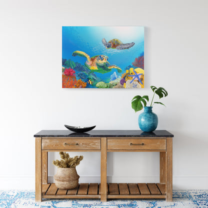 Turtle Reef – Sea Turtle Wall Art