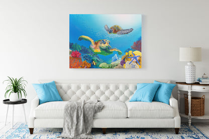 Turtle Reef – Sea Turtle Wall Art