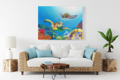Turtle Reef – Sea Turtle Wall Art