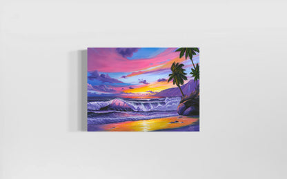 Pink Pacific Sunset – Coastal Wall Art