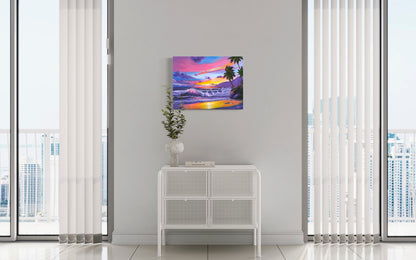 Pink Pacific Sunset – Coastal Wall Art