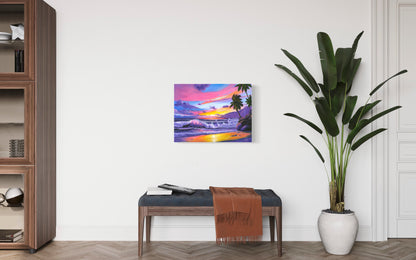 Pink Pacific Sunset – Coastal Wall Art