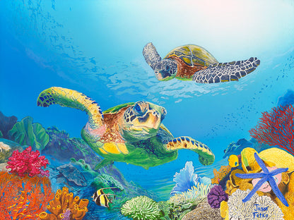Turtle Reef – Sea Turtle Wall Art